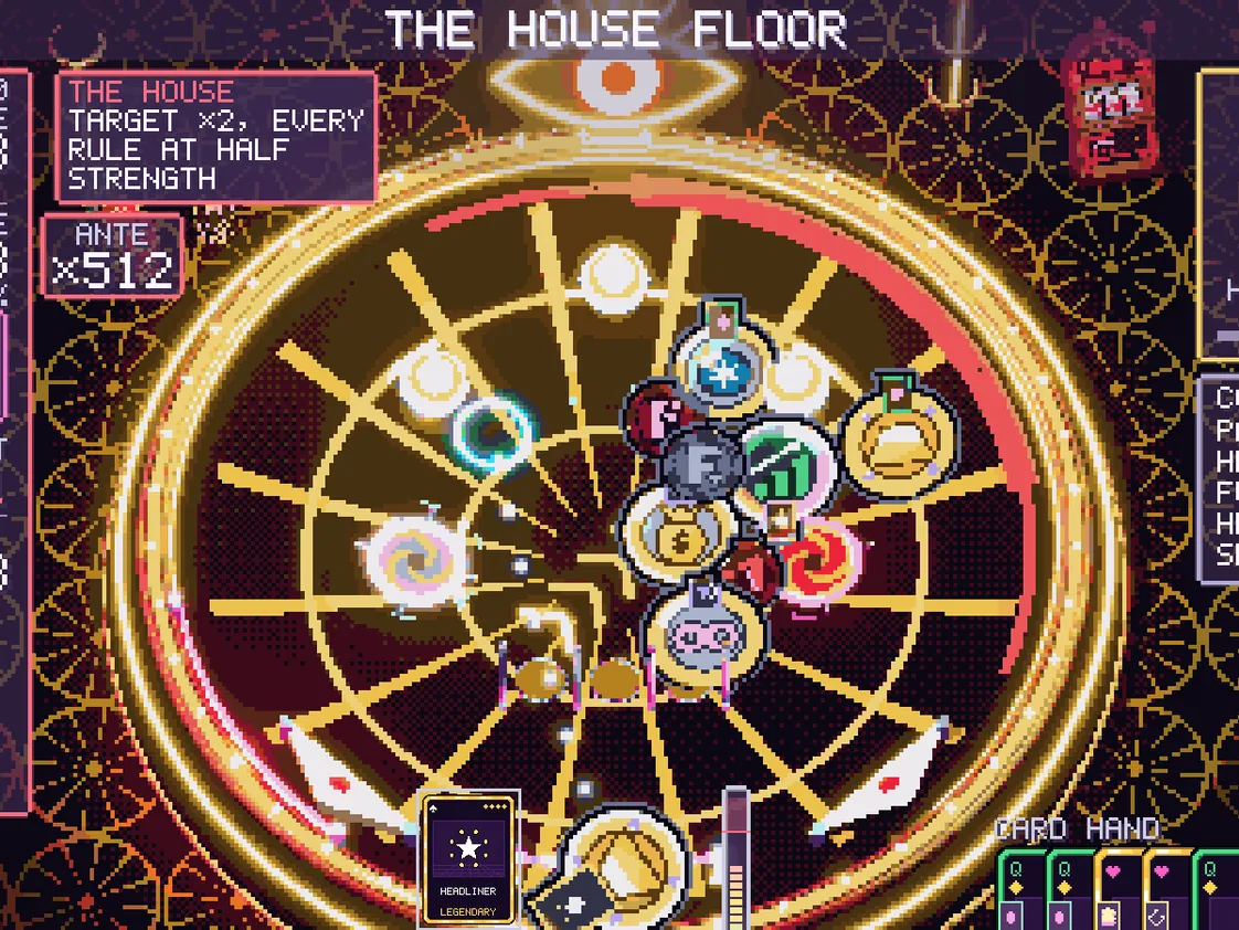 The House Floor bowl in gold and black