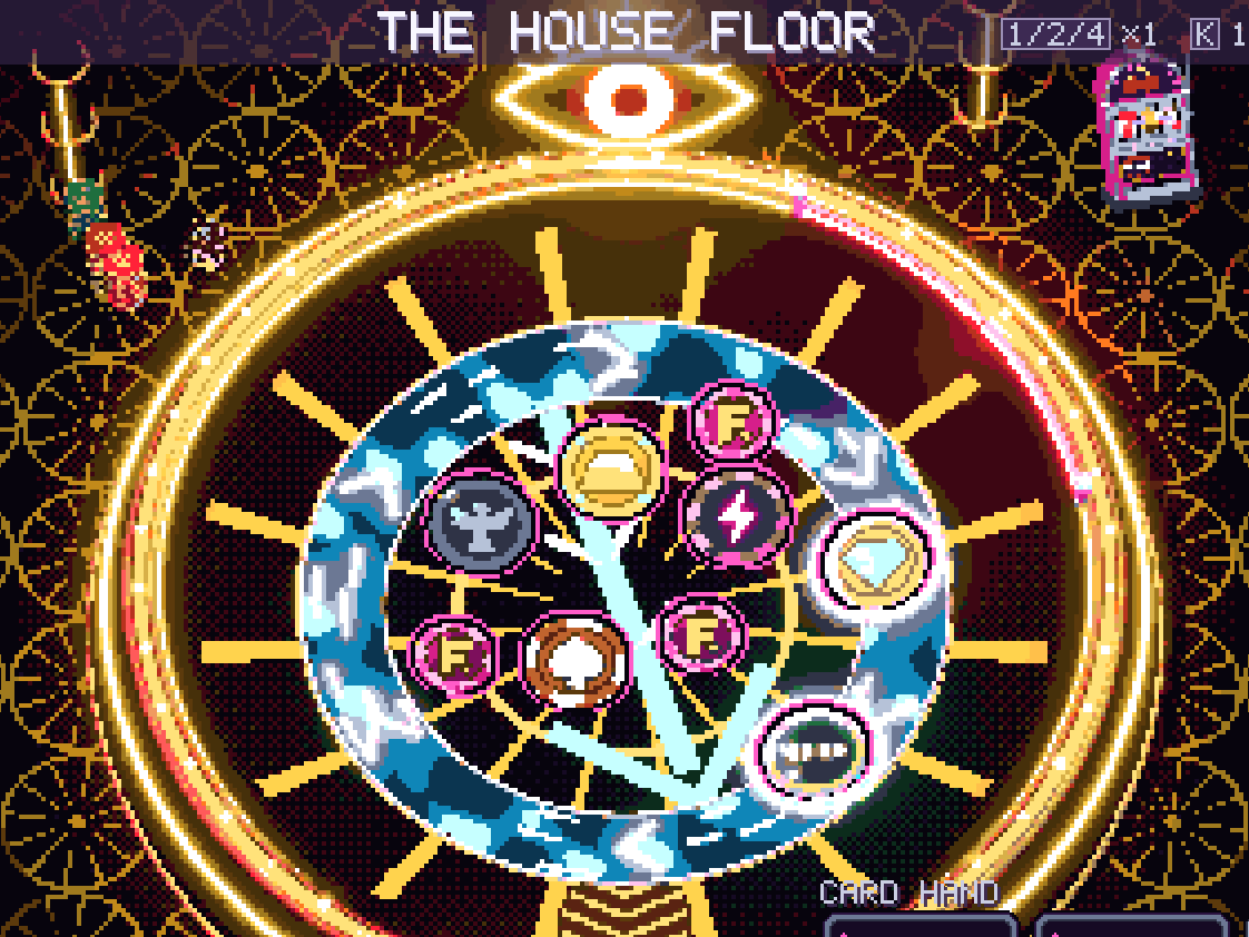The House Floor bowl in gold and black