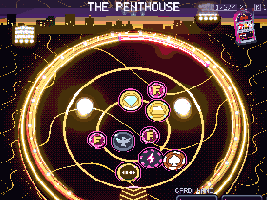 The Penthouse bowl, gold on black